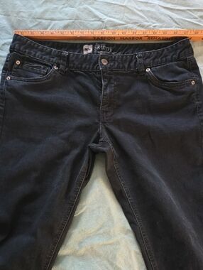 +Skinny Premium Denim Jeans - Black